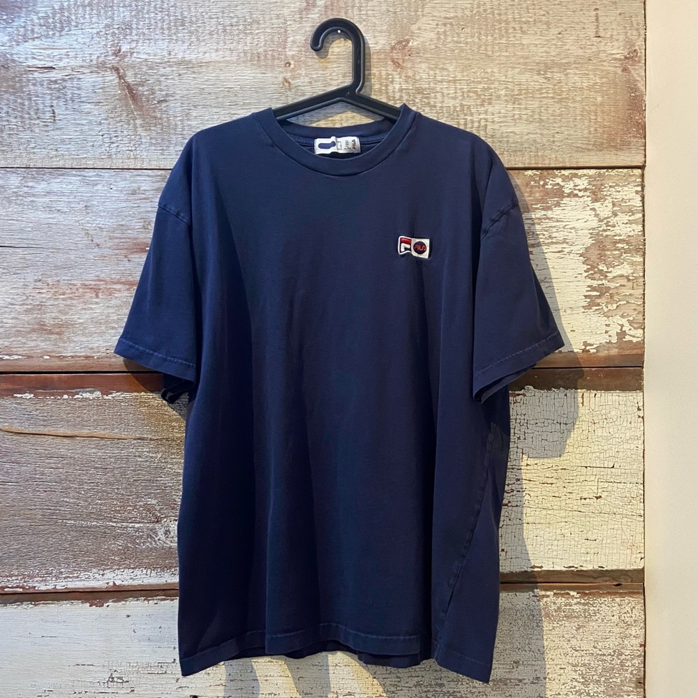 Fila // navy logo t-shirt